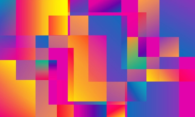 colorful gradient abstract geometric background