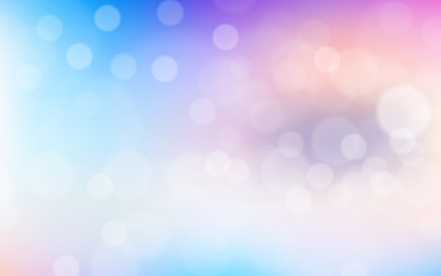 Colorful gradient background soft with bokeh effect