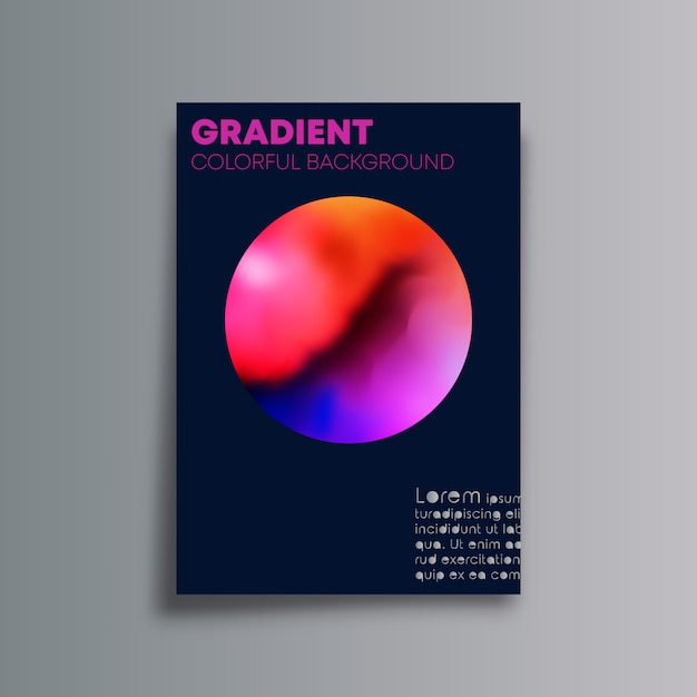 Colorful gradient background