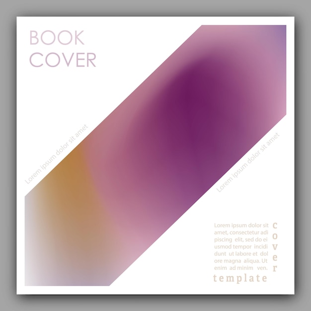 Colorful gradient Template for the cover poster banner and print Vector background for printing