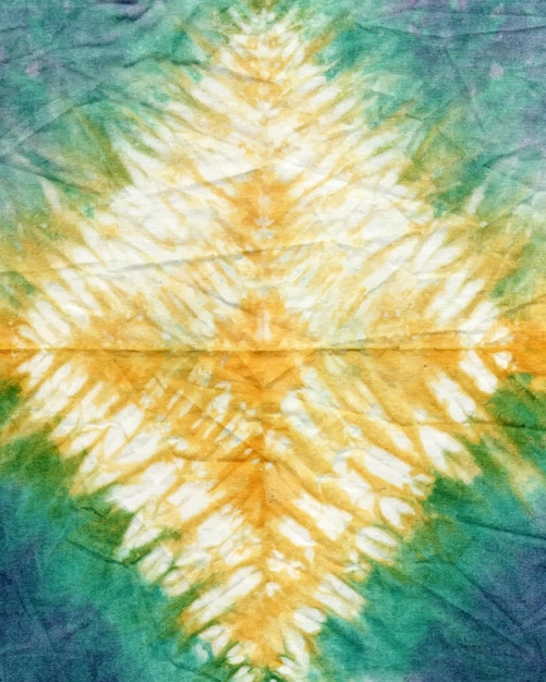 Colorful hand painted watercolor geometrical tie-dye pattern background