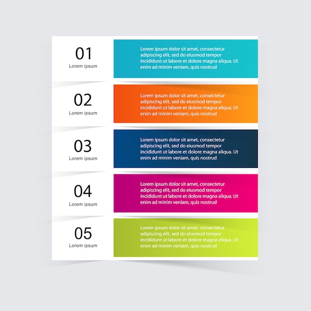 colorful info graphics for your business presentations.