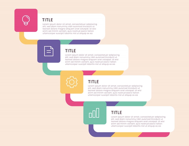 colorful infographic template 