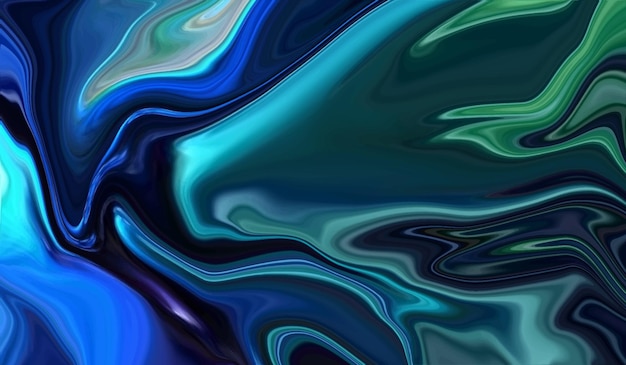 colorful liquid background smooth wave and glossy look