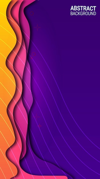 Colorful liquid and geometric background with fluid gradient shapes Modern abstract cover design