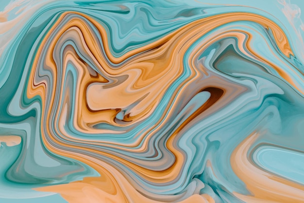 Colorful liquid marble paint background