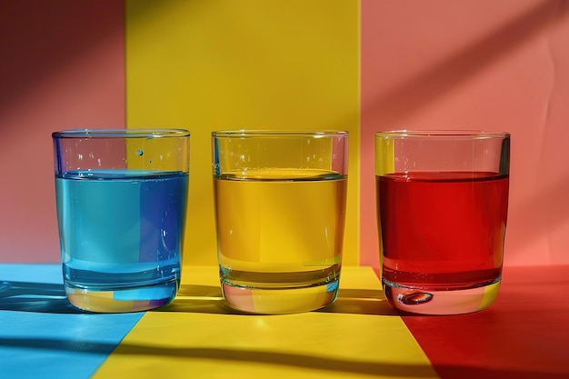 Colorful liquids