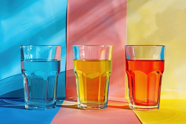 Colorful liquids