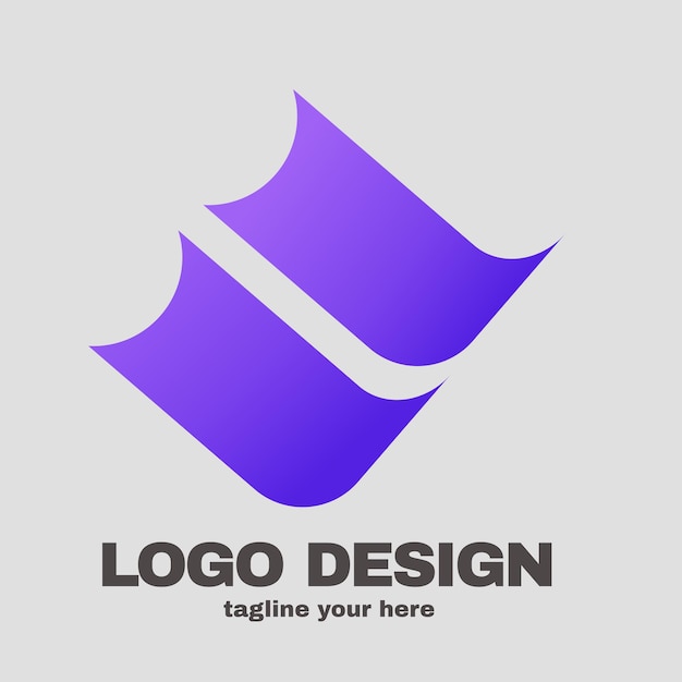 Colorful logo gradient vectora