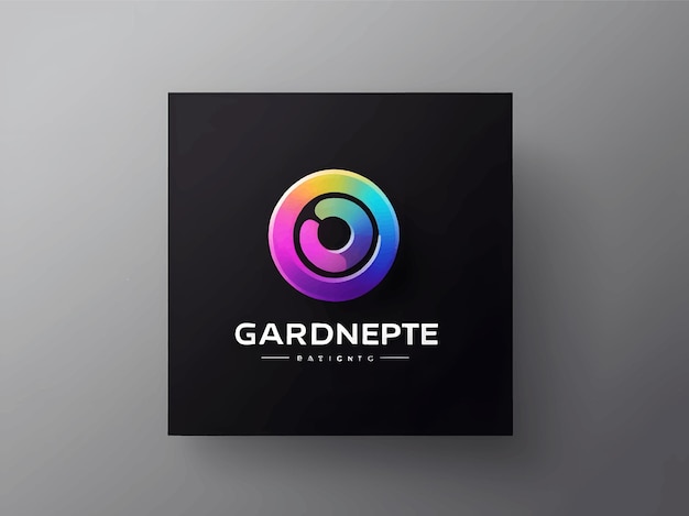 A colorful logo with the letter creative design