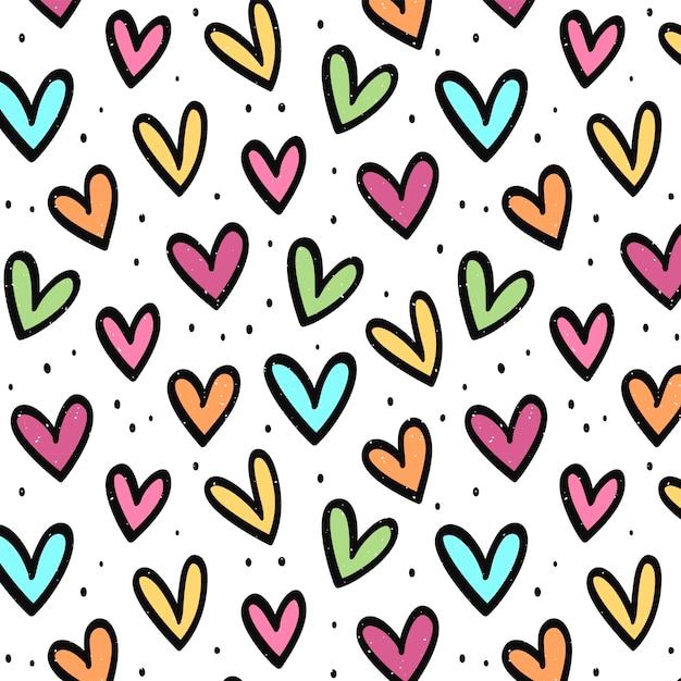 Colorful love background