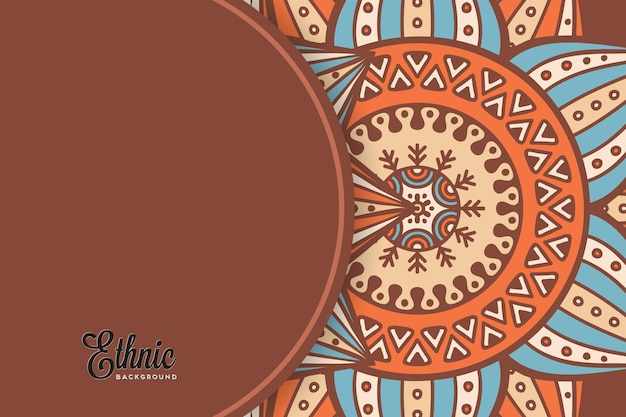 colorful mandala background template