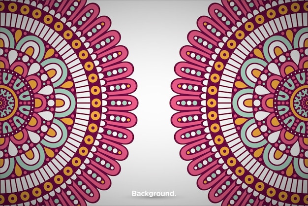 colorful mandala background