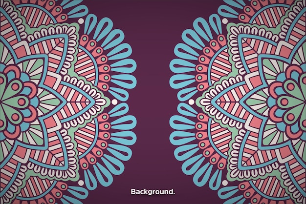 colorful mandala background