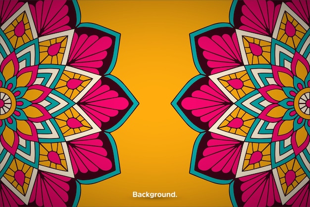 colorful mandala background