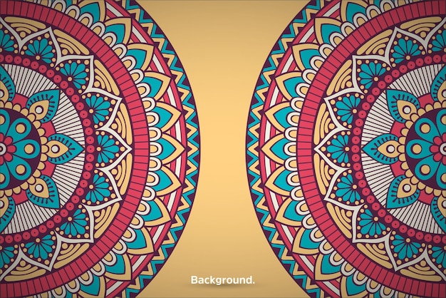 colorful mandala background