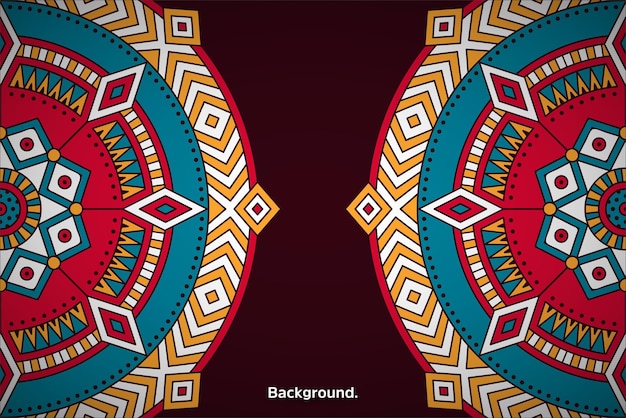 colorful mandala background