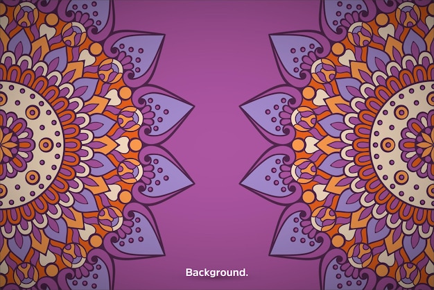 colorful mandala background