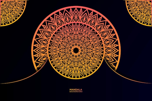 Colorful mandala design vector