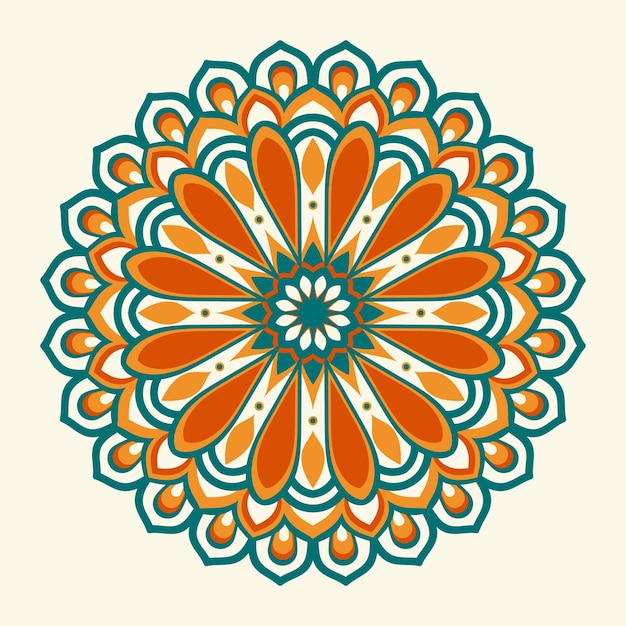 Colorful mandala design