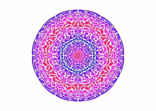 Colorful Mandala Ornament Vector Design For Decoration