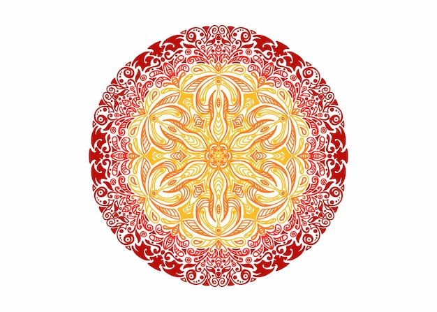 Colorful Mandala Ornament Vector Design For Decoration