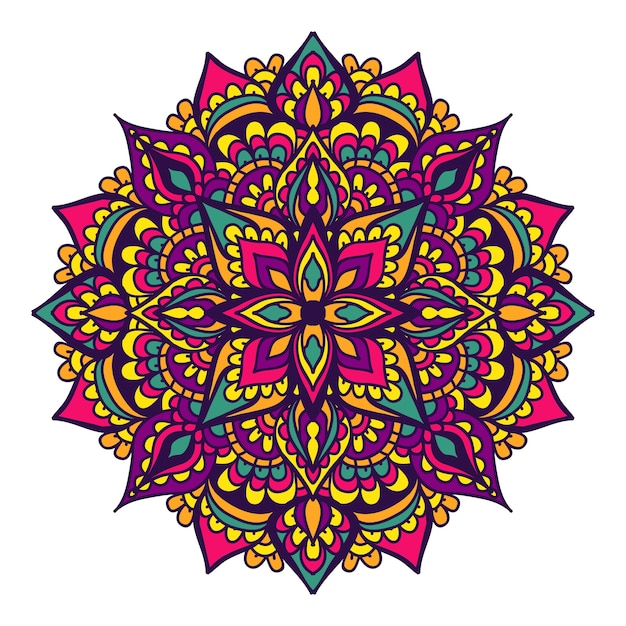 Vector colorful mandala