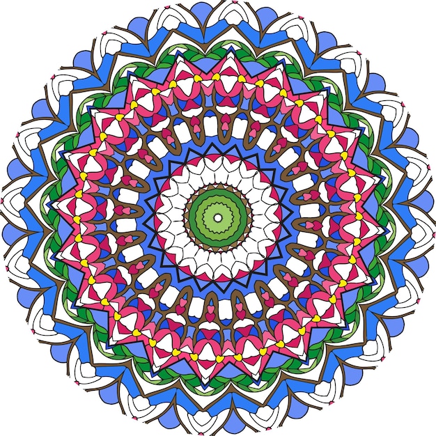 Colorful Mandalas For Coloring Book. Decorative Round Ornaments.