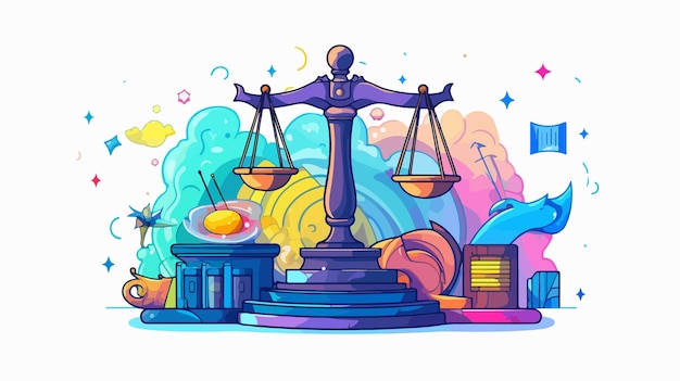 Colorful Mix Icon for Court