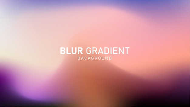 Colorful modern gradient blur background design