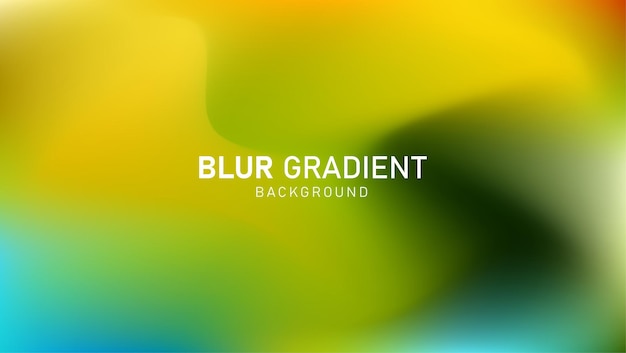 Colorful modern gradient blur background design