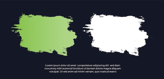 Vector colorful paint splash set