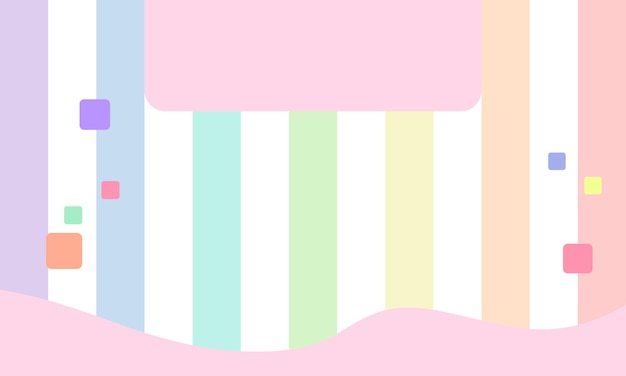 Colorful pastel child banner background 09