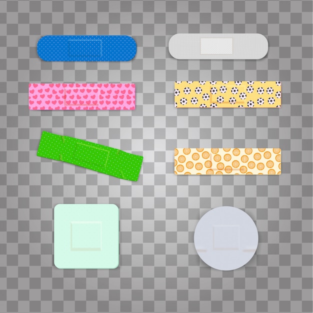 Colorful Pattern Medicine Plaster Bandage