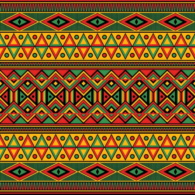 a colorful pattern with a geometrical design in the center