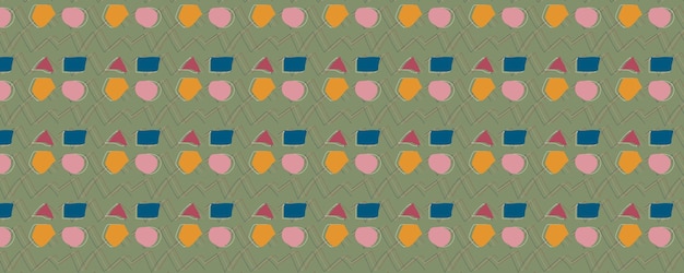 a colorful pattern with a red yellow and blue on it