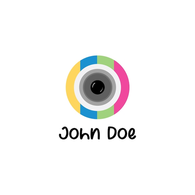 Colorful photography logo