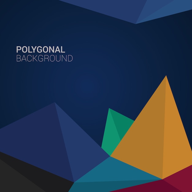 colorful polygonal covers design