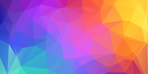 Colorful Polygonal Mosaic Background, Creative Design Templates