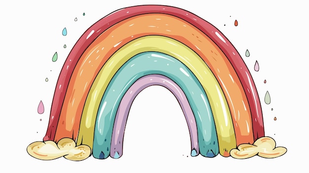 Colorful Rainbow Vector Illustration