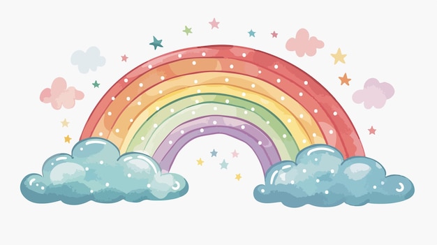 Colorful Rainbow Vector Illustration