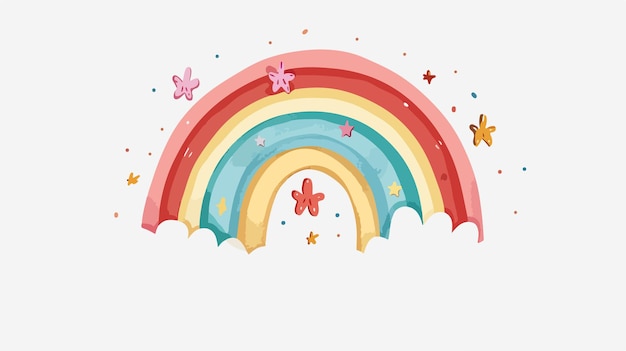 Colorful Rainbow Vector Illustration