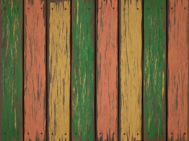 colorful retro wooden texture background