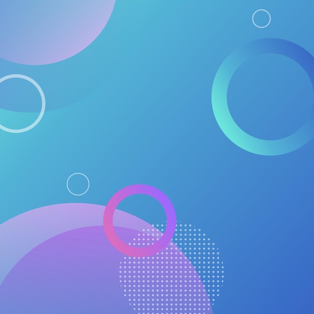 Colorful round modern background vector