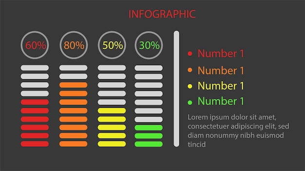 Colorful Simple Infographic Bar