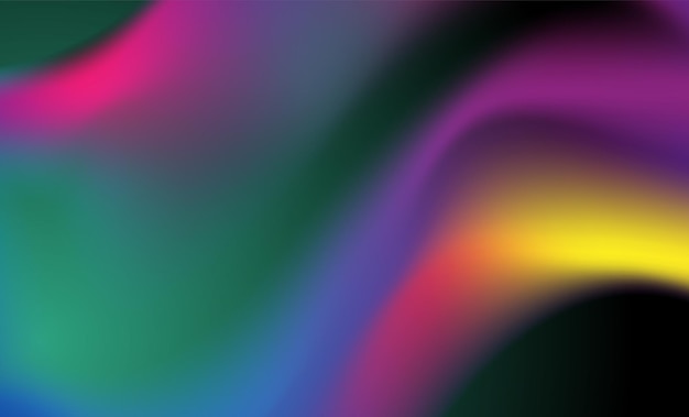 Colorful smooth blurred liquid waves abstract background