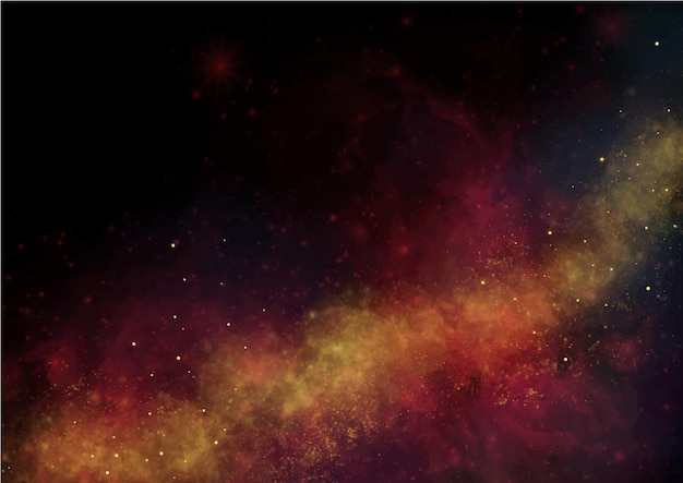 Colorful space background with stars Abstract universe textured background