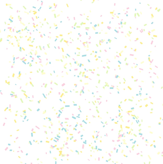 Vector colorful sprinkles on a white background