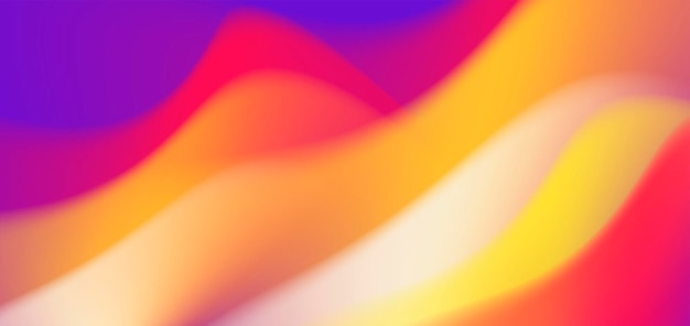 Colorful stripes blurred and creating rainbow curved background