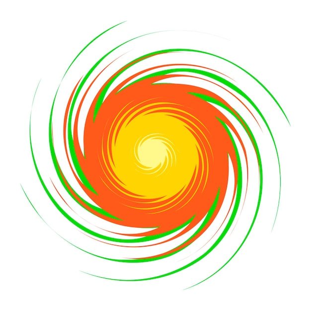 Colorful swirl icon Vector illustration